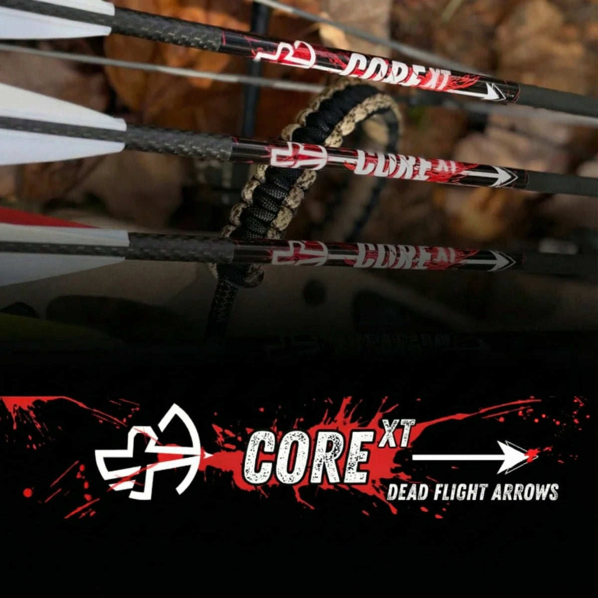 Flèches d'arc Core XT en carbone, rectitude ± .001 po — Dead Flight Arrows (vue 2)